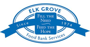Elk grove food bank - The Elk Grove Food Bank remains open and continues to serve our community. Because the Food Bank has been designated as an essential service, our employees and volunteers have authorization to conduct the essential business services that we are tasked to provide.
